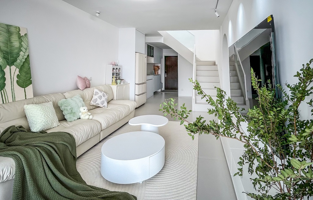 萬科金域國(guó)際-118㎡-簡(jiǎn)約奶油